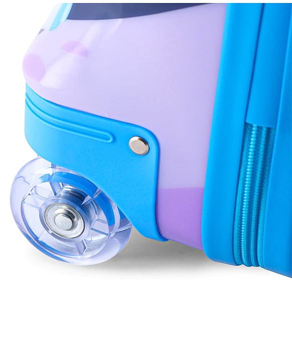 Babyhug Trolley Bag Space Theme Print Purple - 16 Inches