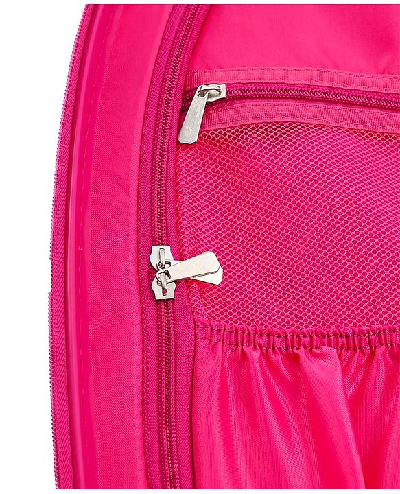 Babyhug Trolley Bag Owl Print Dark Pink  -16 Inches