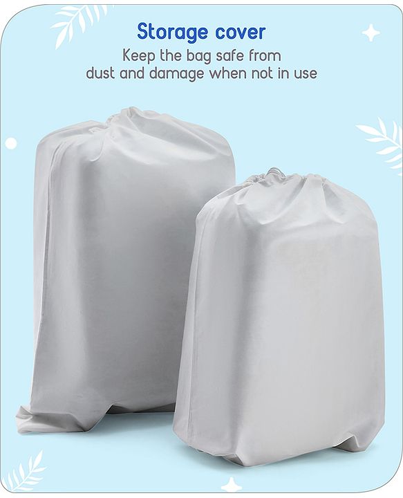 Babyhug Trolley Bag Tiger Print Pack of 2 Blue -18 & 20 Inches