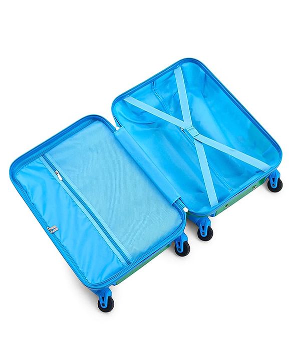 Babyhug Trolley Bag Tiger Print Pack of 2 Blue -18 & 20 Inches