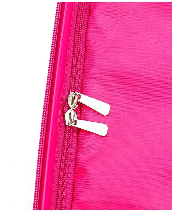Babyhug Trolley Bag Owl Print Pack of 2 Dark Pink -18 & 20 Inches