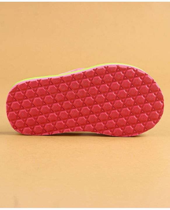 Cute Walk by Babyhug Slip On Flip Flops Text Print - Green