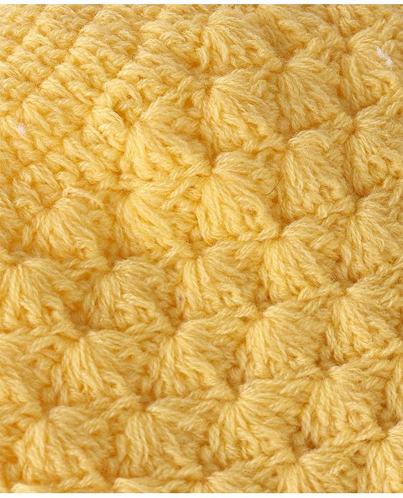 Babyhug Woollen Knitted  Cap - Yellow