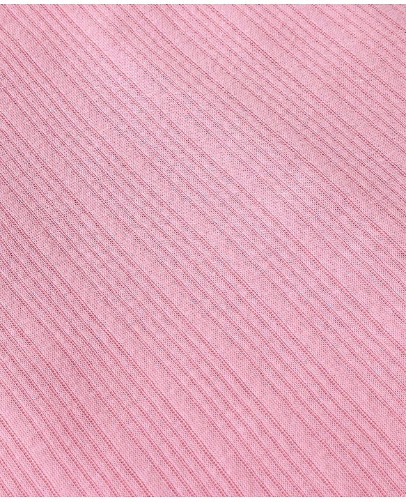 Babyhug Full Sleeves Solid Color Pullover Thermal Vest - Pink