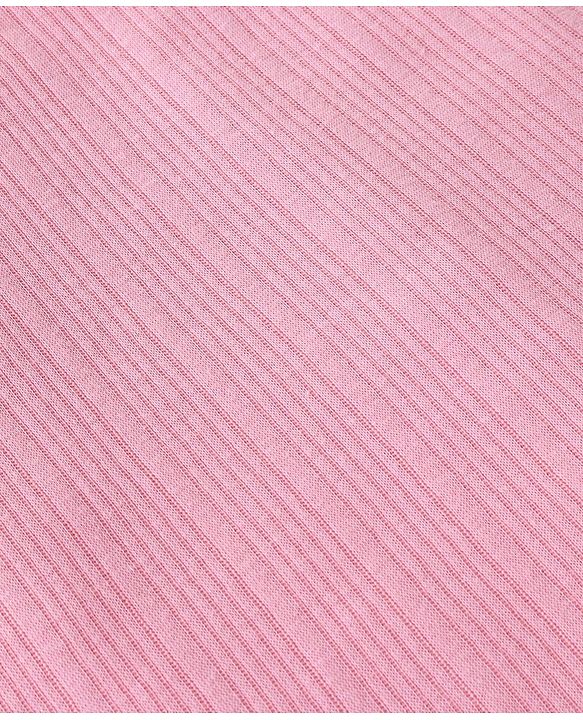 Babyhug Full Sleeves Solid Color Pullover Thermal Vest - Pink