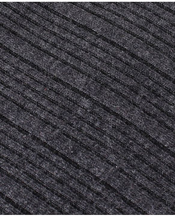 Babyhug Sleeveless Pull Over Thermal Vest - Dark Grey