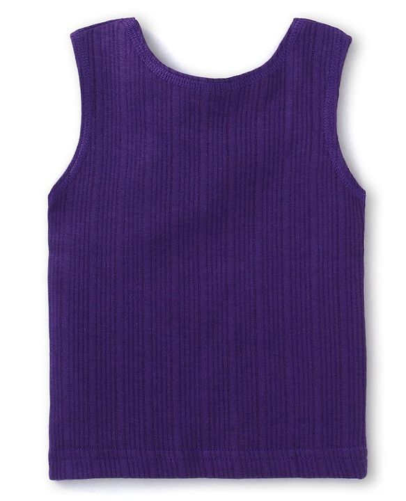 Babyhug  Full Sleeves Pullover Thermal Vest & Pant Solid Colour - Purple
