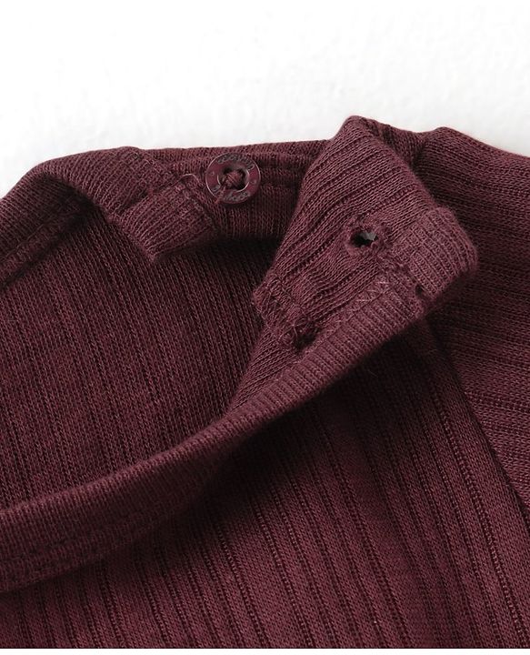 Babyhug Full Sleeves Thermal Innerwear Set - Maroon