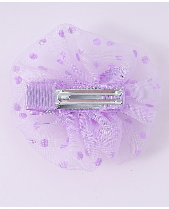 Babyhug Hair Pins & Clips with Butterfly Applique Pack of 3 - Purple