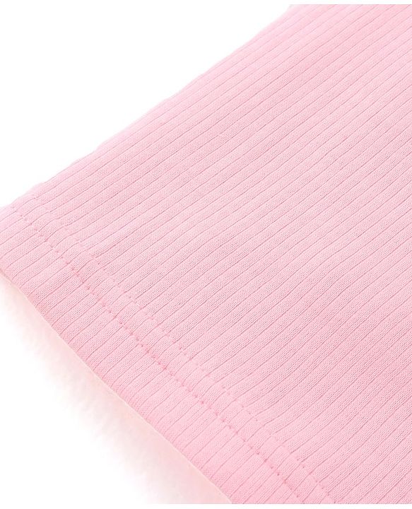 Babyhug Sleeveless Pull Over Solid olour Thermal Vest - Pink