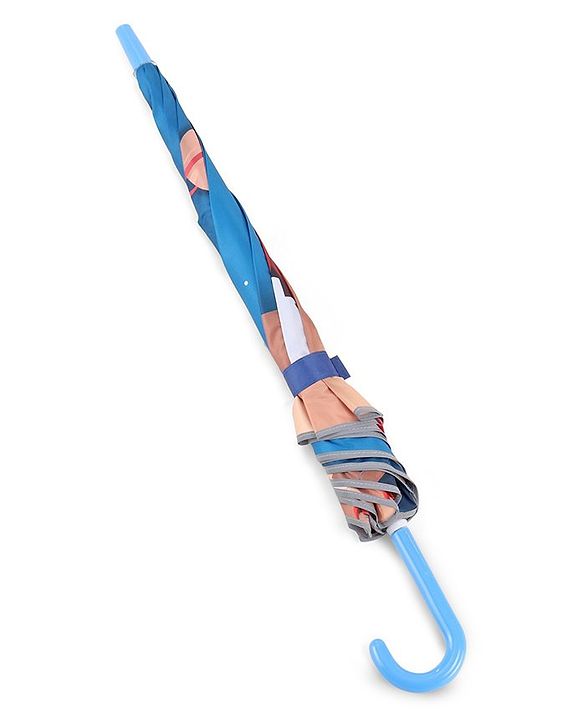 Babyhug Umbrella With Space Themed Print - Blue