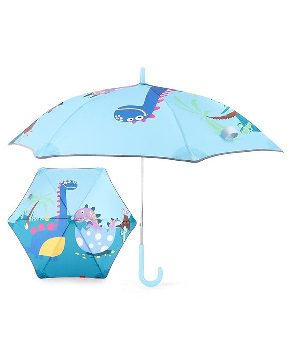 Babyhug Umbrella With Space Themed Print - Dark Blue