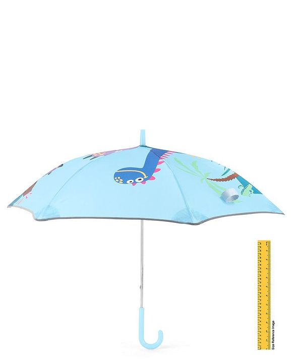 Babyhug Umbrella With Space Themed Print - Dark Blue