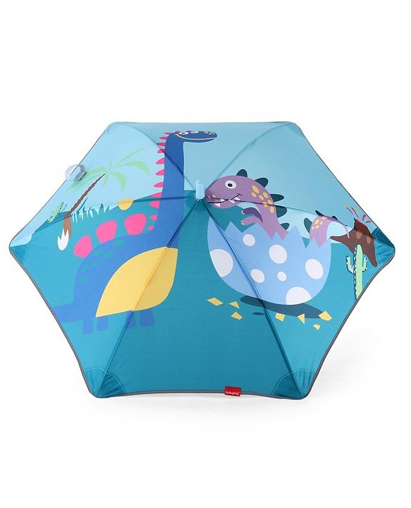 Babyhug Umbrella With Space Themed Print - Dark Blue