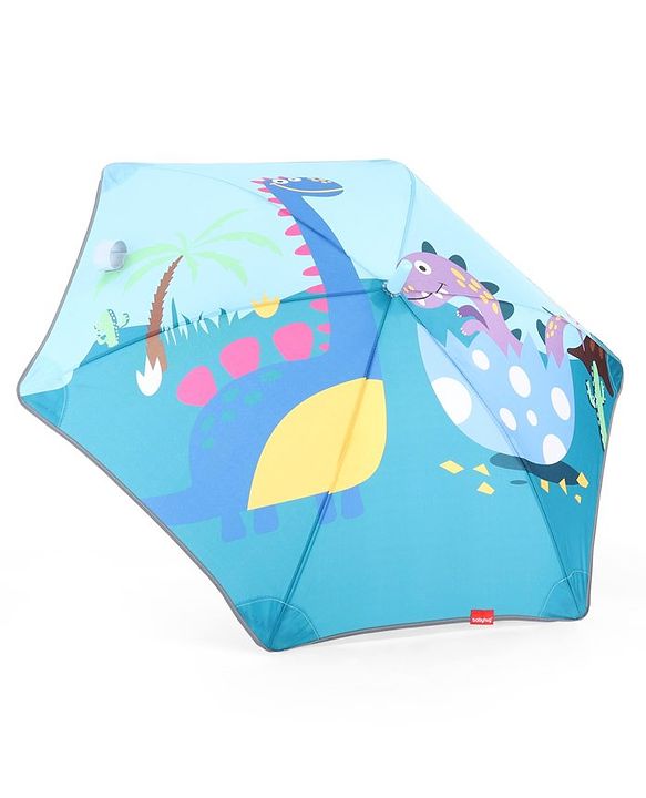Babyhug Umbrella With Space Themed Print - Dark Blue