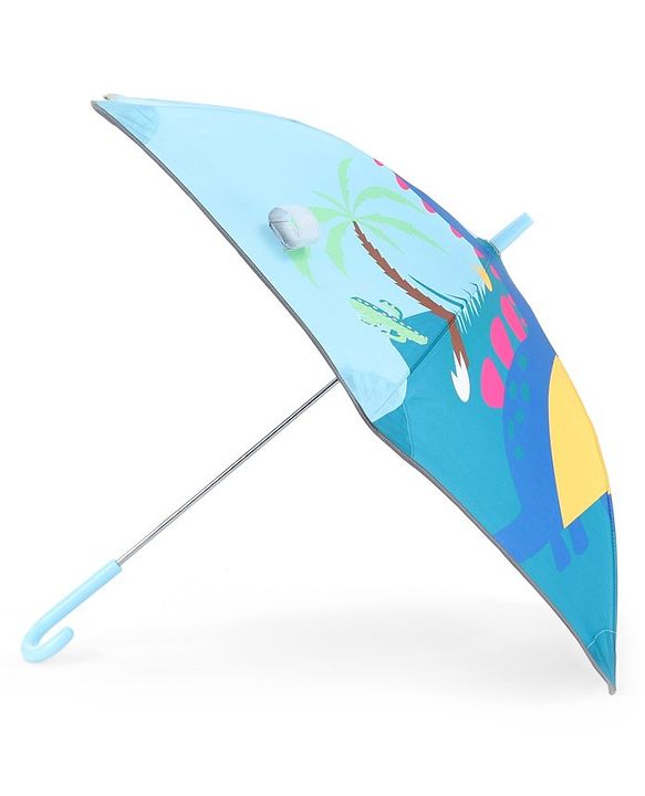 Babyhug Umbrella With Space Themed Print - Dark Blue
