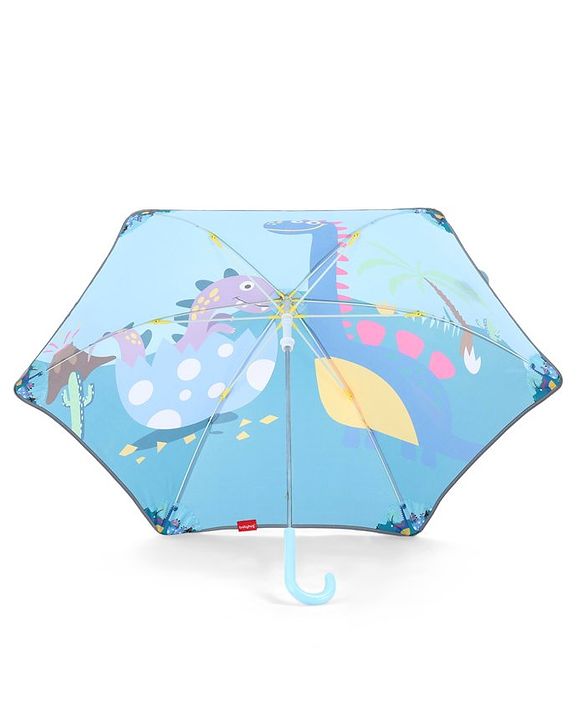 Babyhug Umbrella With Space Themed Print - Dark Blue