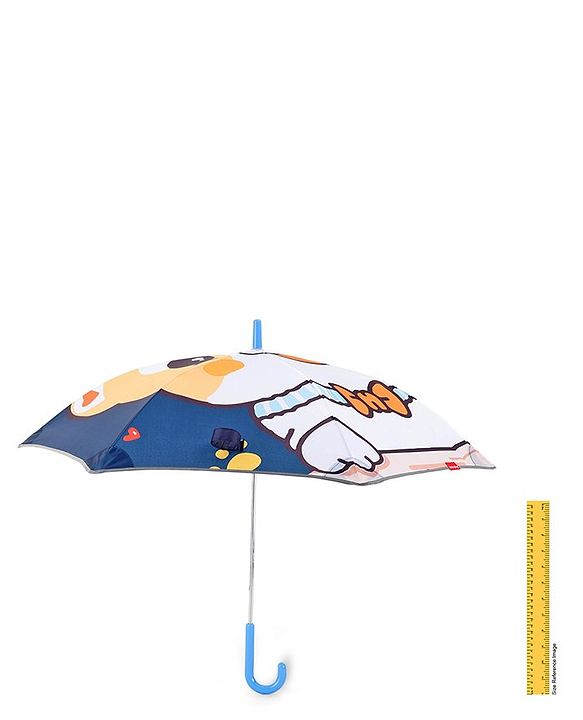 Babyhug Umbrella With Cat Print - Multicolor