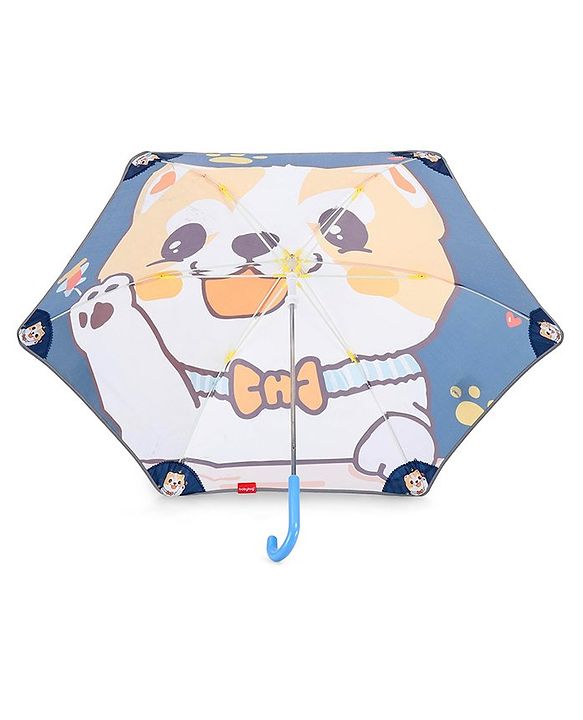 Babyhug Umbrella With Cat Print - Multicolor