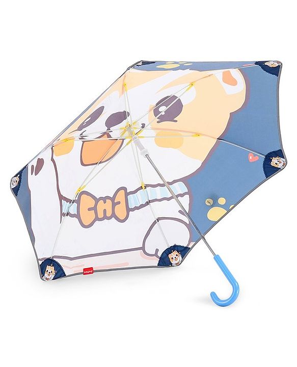 Babyhug Umbrella With Cat Print - Multicolor