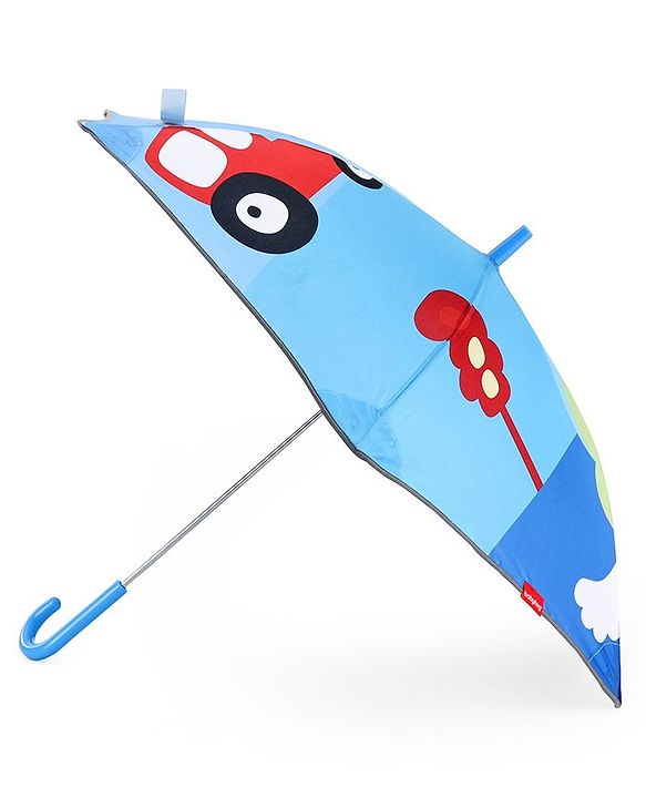 Babyhug  Umbrella With Cars Print - Multicolor