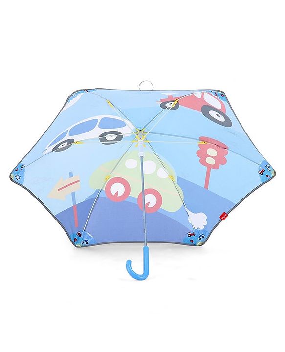 Babyhug  Umbrella With Cars Print - Multicolor