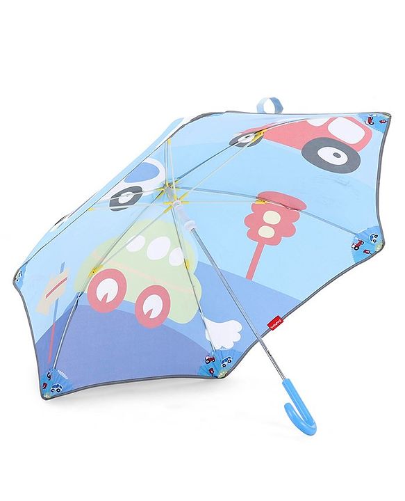 Babyhug  Umbrella With Cars Print - Multicolor