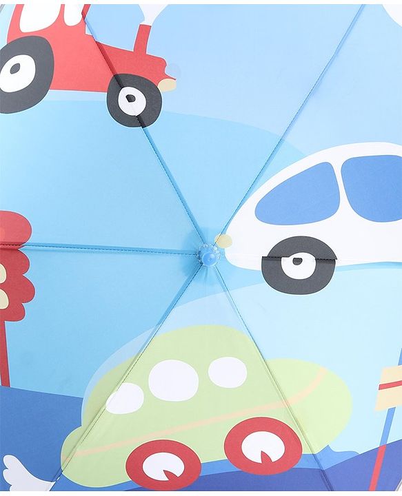 Babyhug  Umbrella With Cars Print - Multicolor