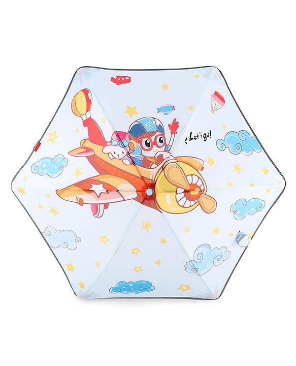 Babyhug  Umbrella With Digital Cartoon Print - Multicolor