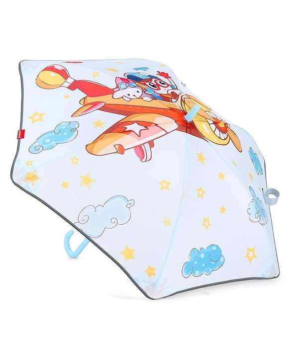 Babyhug  Umbrella With Digital Cartoon Print - Multicolor