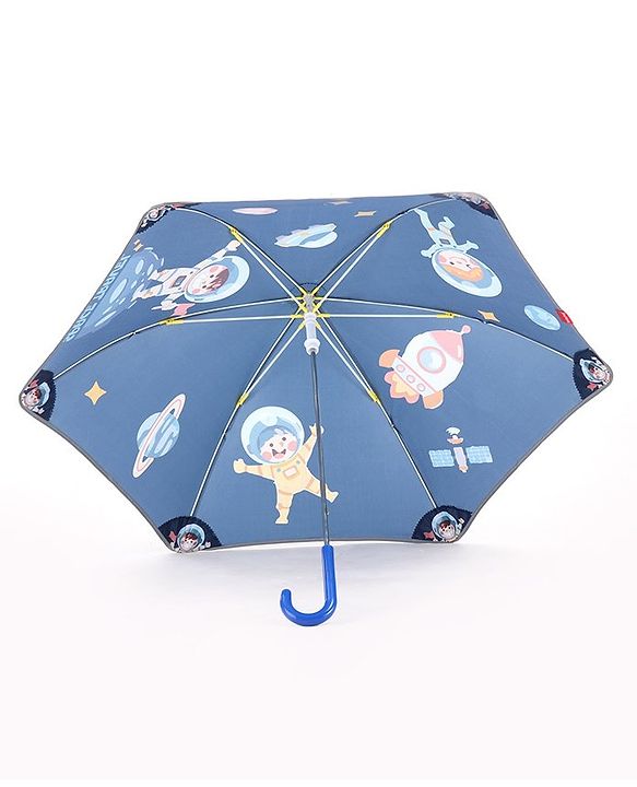 Babyhug  Umbrella With Dino Print - Blue