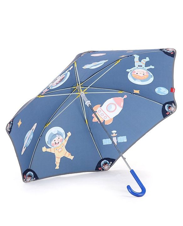 Babyhug  Umbrella With Dino Print - Blue
