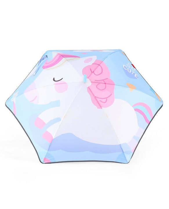 Babyhug  Umbrella With Unicorn Print - Multicolor