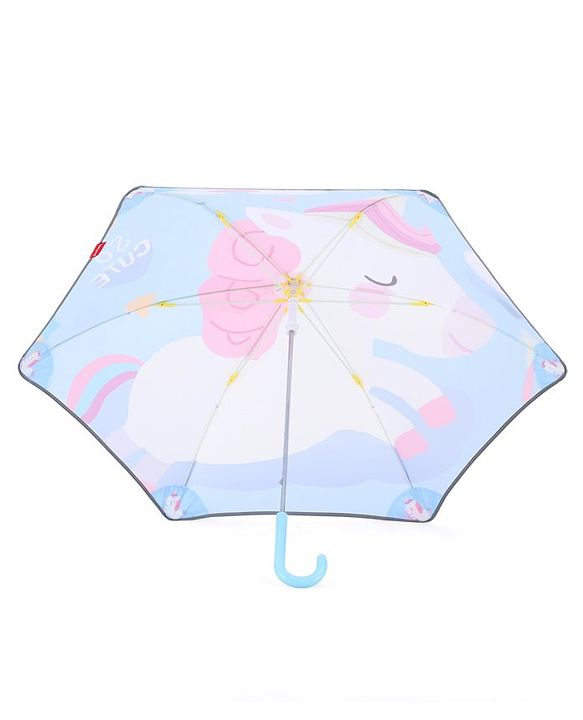 Babyhug  Umbrella With Unicorn Print - Multicolor