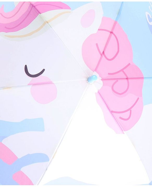 Babyhug  Umbrella With Unicorn Print - Multicolor