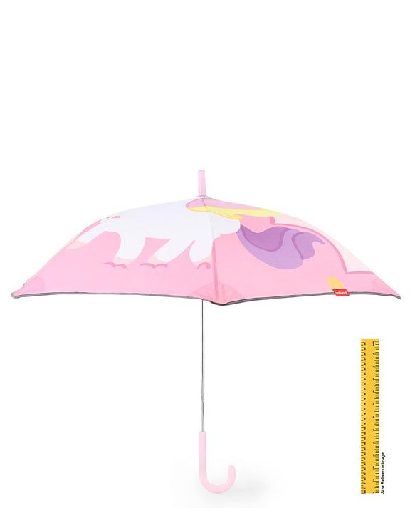 Babyhug  Umbrella With Unicorn Print - Pink