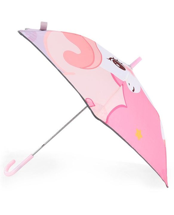 Babyhug  Umbrella With Unicorn Print - Pink