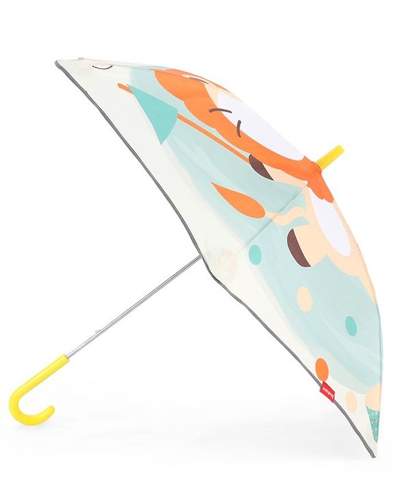 Babyhug  Umbrella With Lion Print - Multicolor