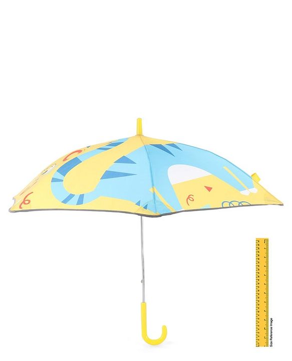 Babyhug  Umbrella With Cat Print - Multicolor