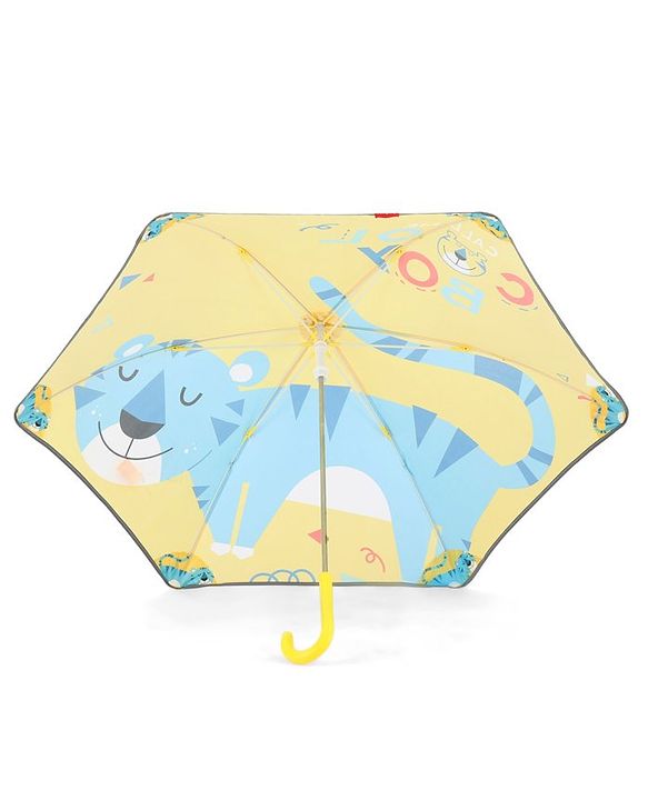 Babyhug  Umbrella With Cat Print - Multicolor
