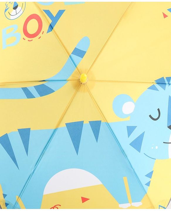 Babyhug  Umbrella With Cat Print - Multicolor