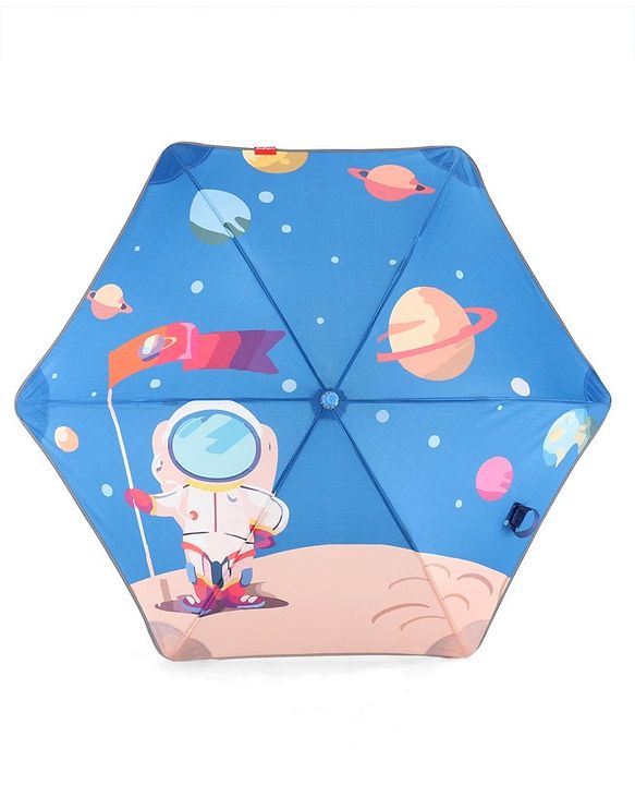 Babyhug  Umbrella With Space Themed Print - Blue