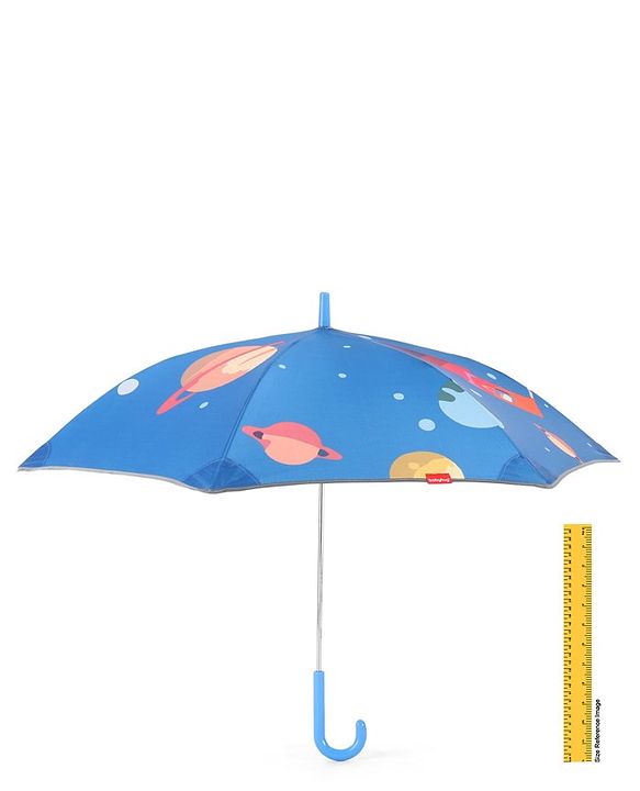 Babyhug  Umbrella With Space Themed Print - Blue