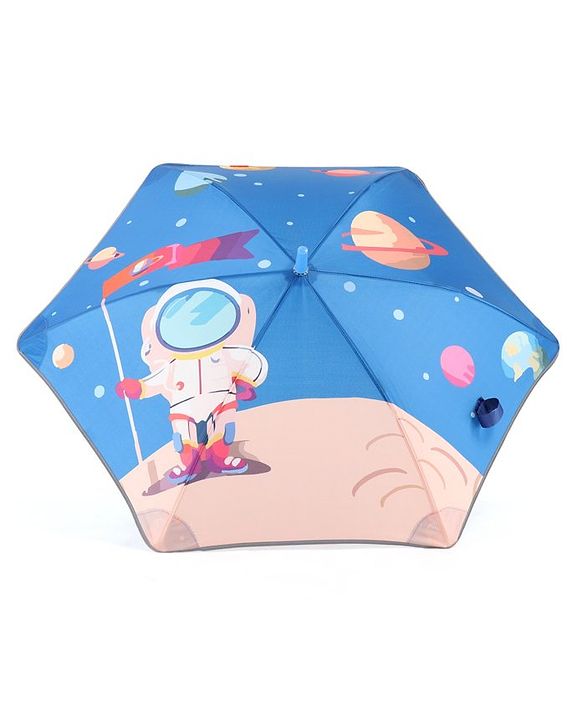 Babyhug  Umbrella With Space Themed Print - Blue
