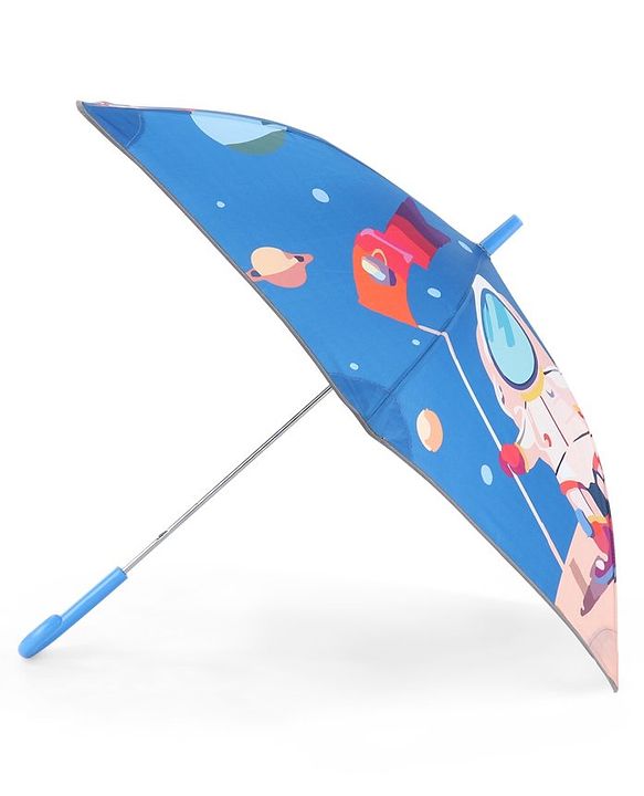 Babyhug  Umbrella With Space Themed Print - Blue