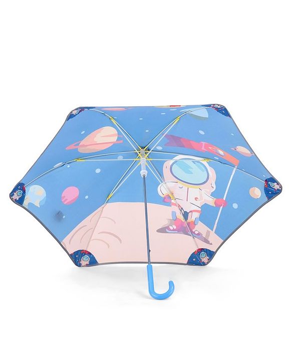 Babyhug  Umbrella With Space Themed Print - Blue