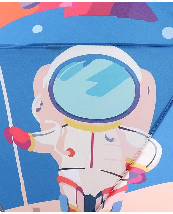 Babyhug  Umbrella With Space Themed Print - Blue
