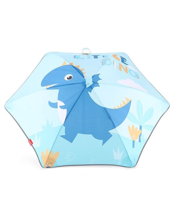 Babyhug Umbrella With Dino Print - Blue