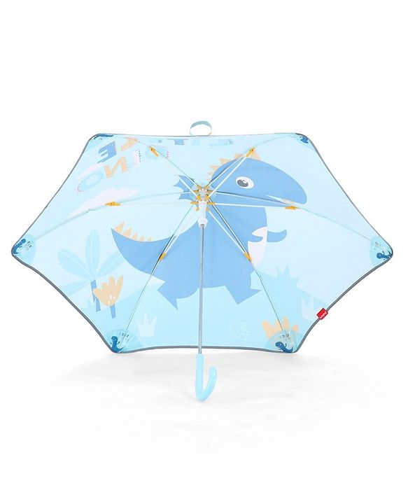 Babyhug Umbrella With Dino Print - Blue