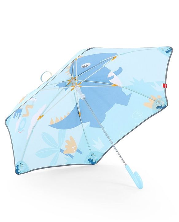 Babyhug Umbrella With Dino Print - Blue
